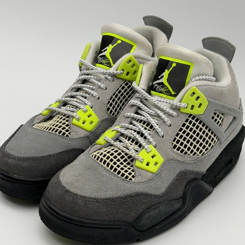 Jordan 4 Retro SE 95 Neon CT5343-007 Size 4Y - Picture 5 of 14